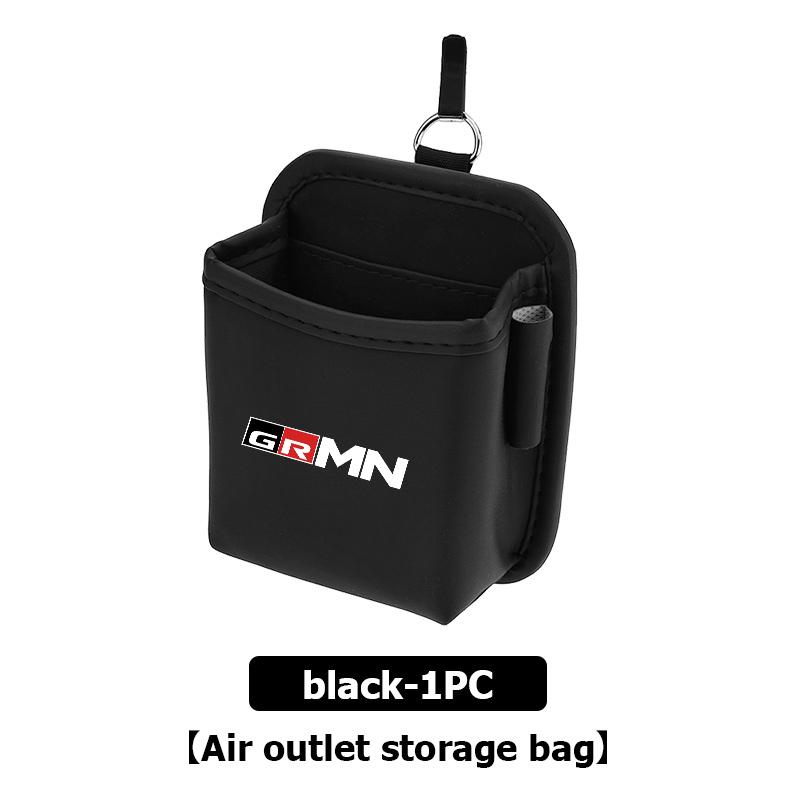 

For Toyota Car Air Outlet Storage Box Hanging Phone Lipstick Lighter Organizer Bag Holder GR Yaris Corolla Prius Aqua Vios Mirai