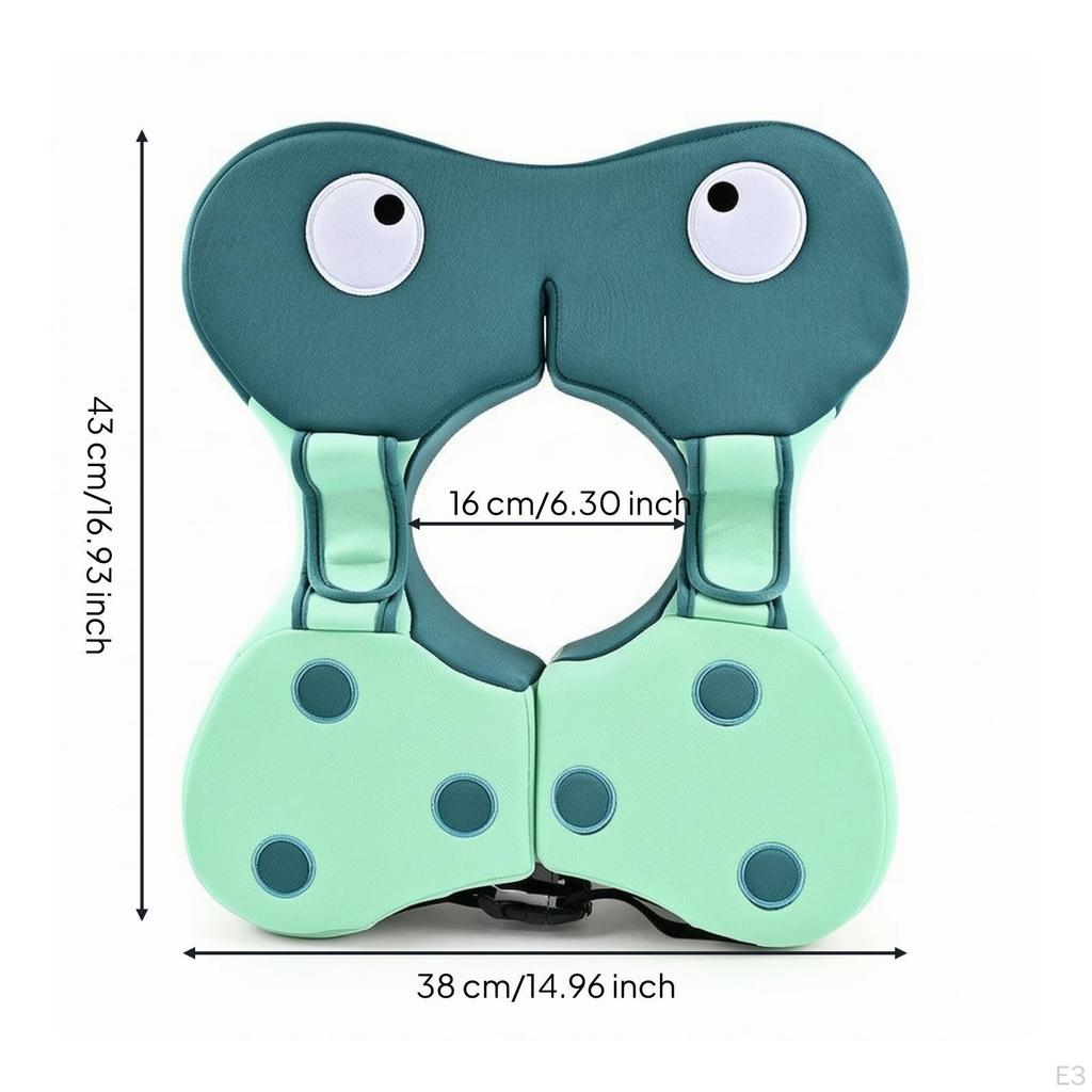 Underarm Swim Buoy Inflatable Padded Float for Infant, Young Child, Swimming Pool, Bathtub