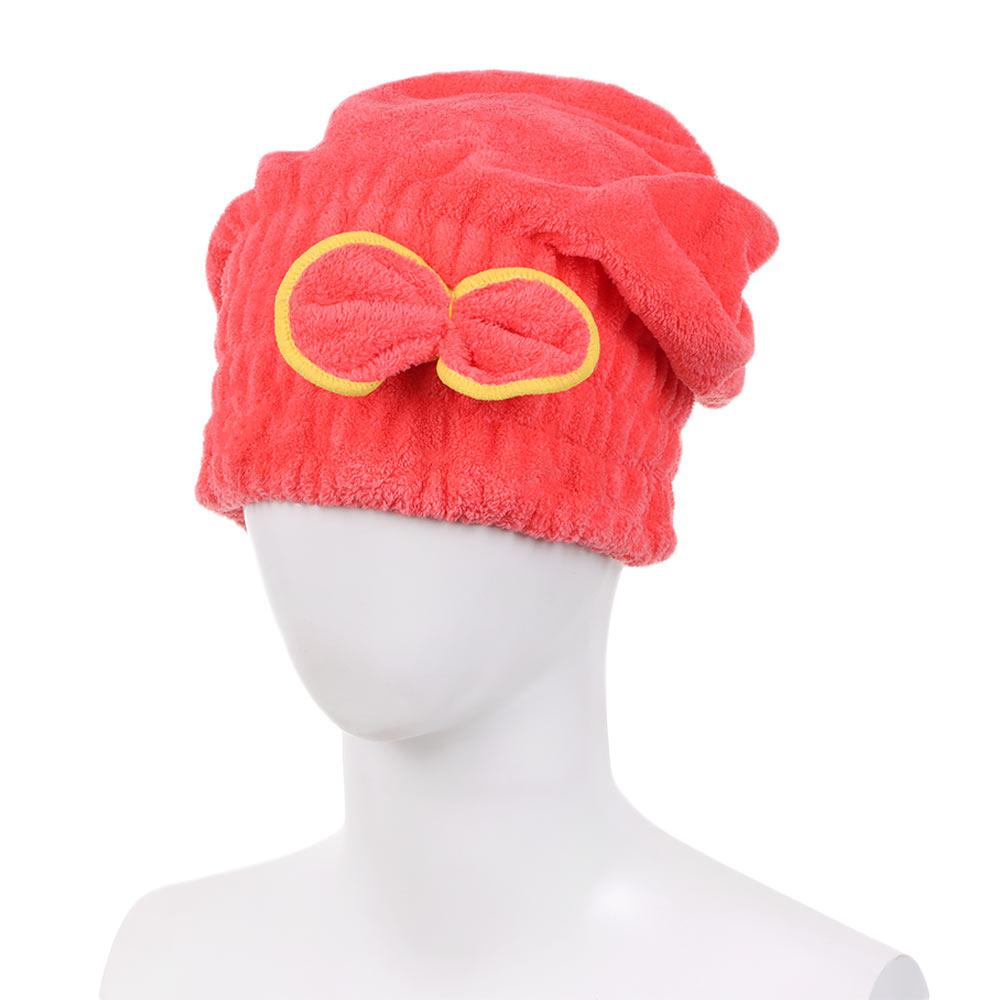Microfiber Breathability Quick Drying Quickly Dry Hair Hat Hair Towel Cap Bowknot Wrap