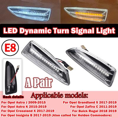 Für Opel Vauxhall Astra JK Crossland X Grandland Insignia B Zafira C LED Dynamische Blinker Licht Seite Marker Lampe blinker