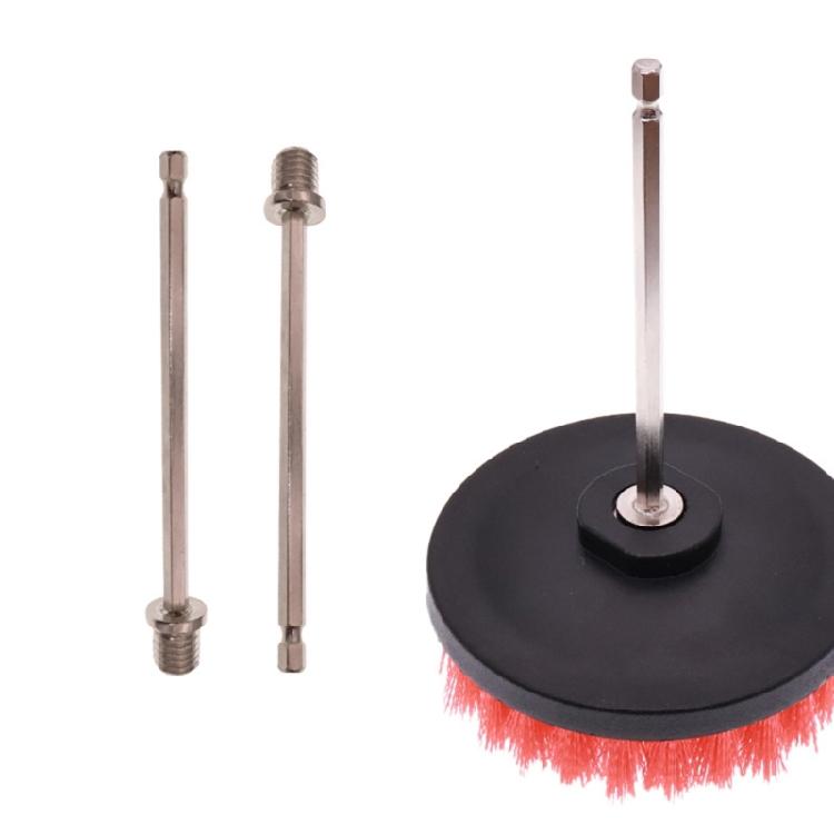 M14 Hexagonal Drill Adapter 140mm Extended Rod High Strengths Carbon Steel Rusproof Coating Improved Reach