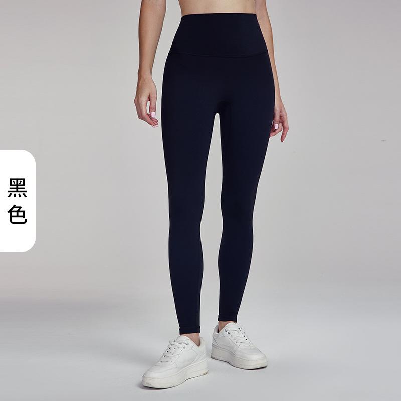 

Антибактериальные брюки для йоги женские бесшовные сбоку бархатные фитнес-брюки с высокой талией, утягивающие живот и стройнящие спортивные штаны XL