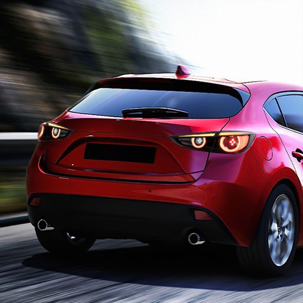 Japanese Style LED Sequential Turn Signal for 14-23 Mazda 3 Axela Taillights.