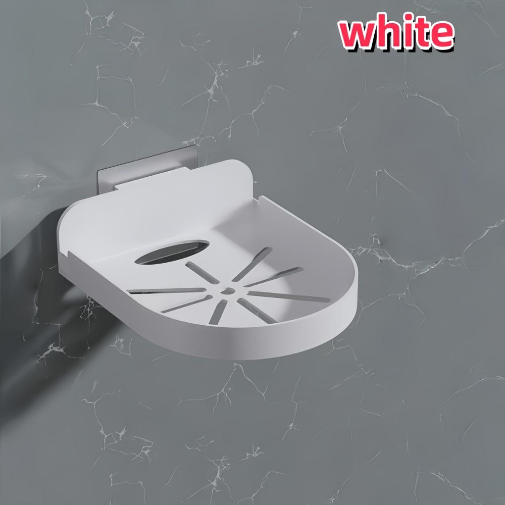 Universal Clear Security Camera Wall Mount Floating Shelf No Drill Adhesive Storage Holder Transparent Acrylic Rack 1 piece pack белый