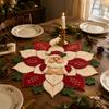 Kit Decorazione Trapuntata di Natale Tessuto Stella di Natale Kit Fai da Te, Patchwork Floreale Cucito Progetti Artigianali Festivi per Adulti Ornamento Fatto a Mano