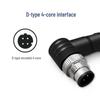 Yeren M12 to RJ45 Industrial Camera Cat6 Network Cable