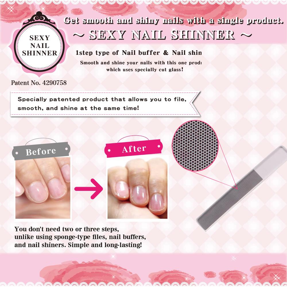 The Original Glass Nail Shiner, Semiconductor Particle Tempered Glass