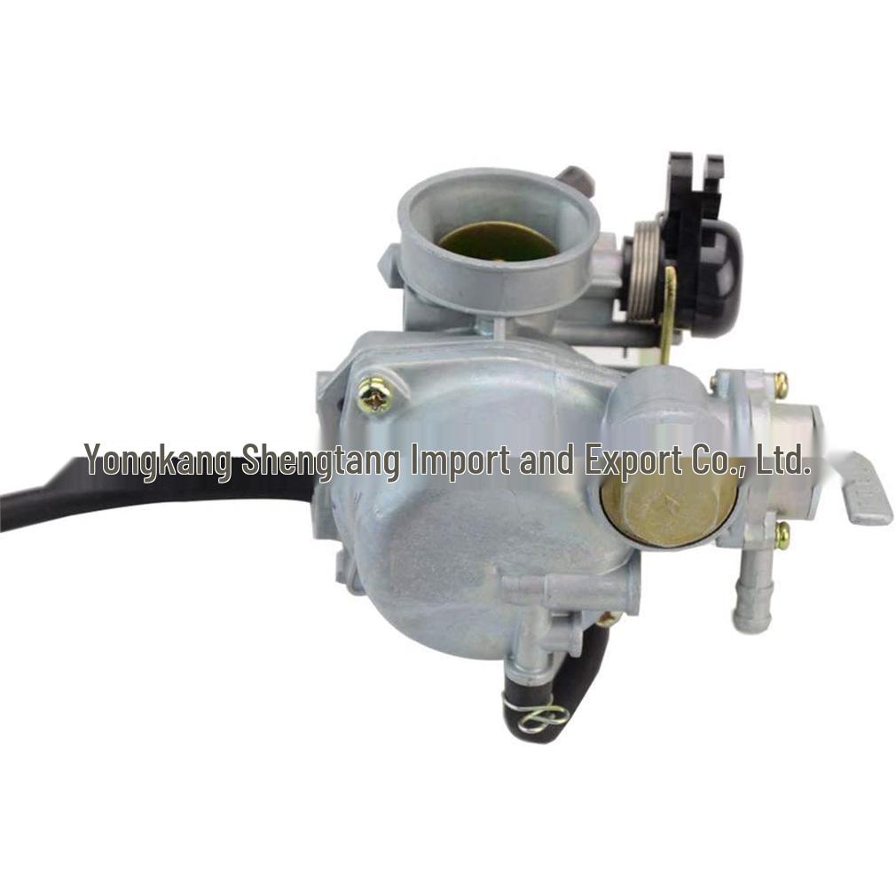 PZ19 Vergaser mit Kraftstoffhahn & Choke-Kabel für 50cc-125cc ATV, Go-Kart, Roller