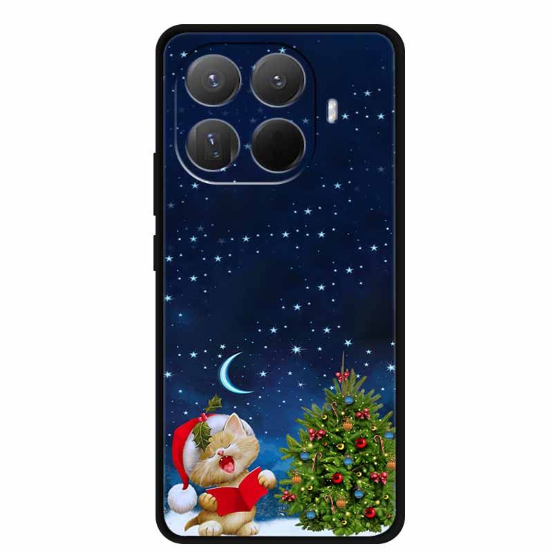 Christmas Phone Cases for Xiaomi 15T Pro 5G Case Protector TPU Silicone Soft Bumper Christmas Tree for Mi 15T Pro 5G Cover Coque