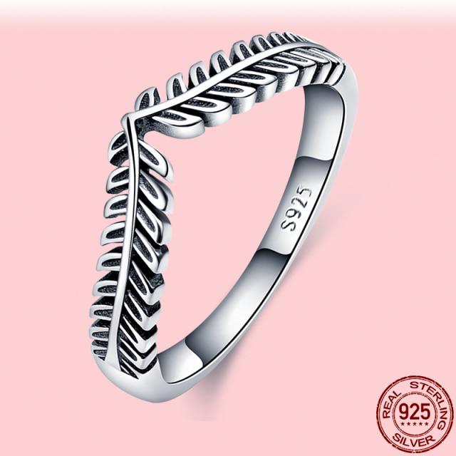  Sterling Silve Rings Popular Flower Lucky Rings Jewelry For Women Making Dorpshipping Rings TrendFlower Jewelry