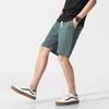 Men's Retro Loose Fit Cotton Linen Shorts - Solid Color, Plus Size, Casual Beachwear 2021