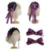 Elegant Lace Ladies Top Hat Gothic Bowlers Hat for Dress up Photo Shooting