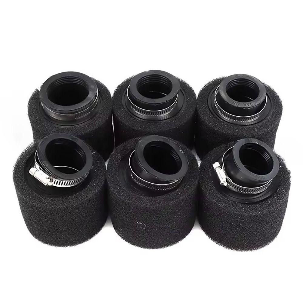 1Pcs Black Red Foam Air Filter 35/38/40/42/45/48mm Straight Elbow Dirt Pit Parts Universal Sponge Cleaner Air Filters 7