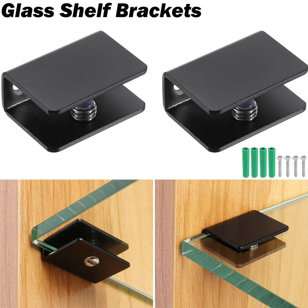 Heavy Duty Railing Holder Stainless Steel Glass Support Hardware Wood Glass Shelves Clamp