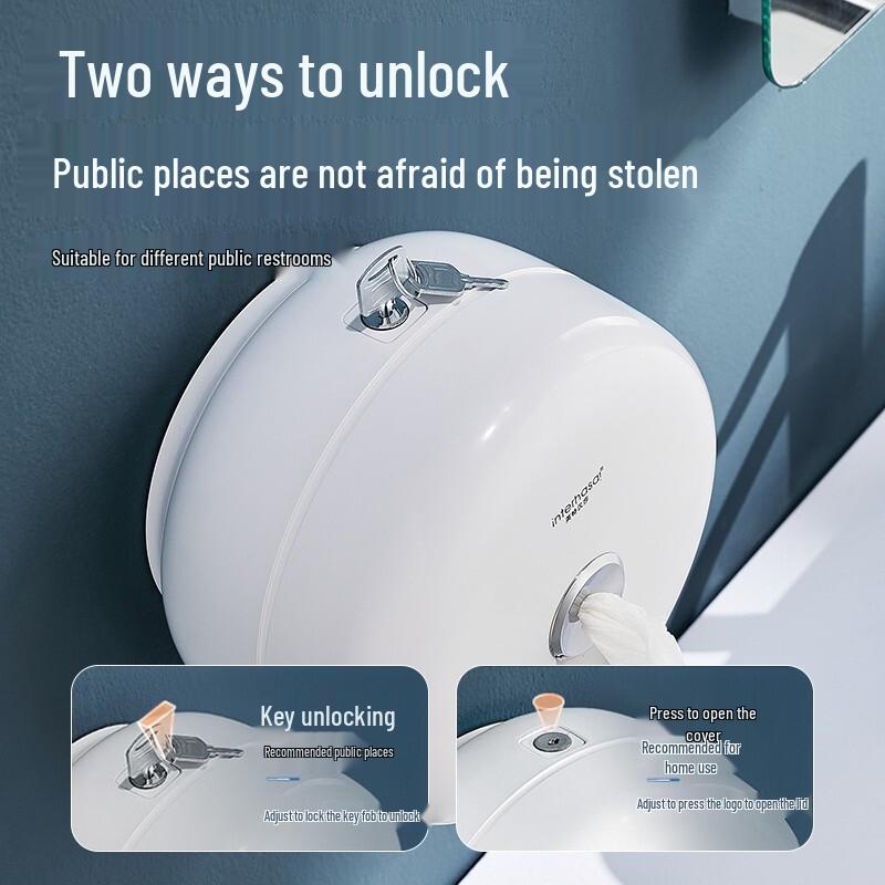 interhasa! Commercial Wall-Mounted Center-Pull Tissue Dispenser