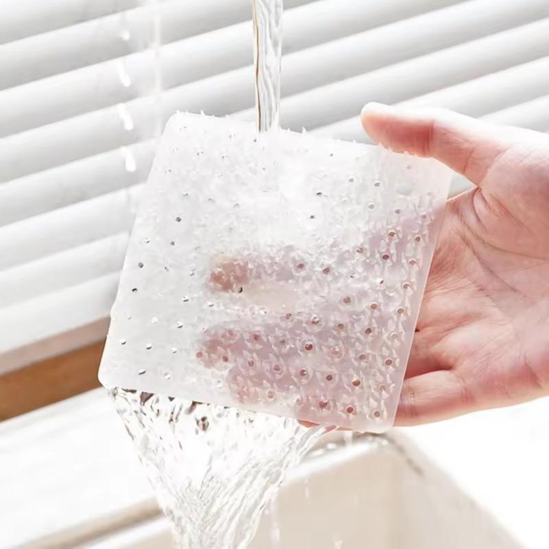 1Pcs Kitchen Cleaning Tools Silicone Dish Scrubber Crevice Brush Household Fruit Vegetable Clean Brush Cleaning Accessories