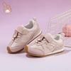 Girls' Autumn 2025 Non-slip Velcro Sneakers: Comfortable Melody Thin Sole Casual Trainers