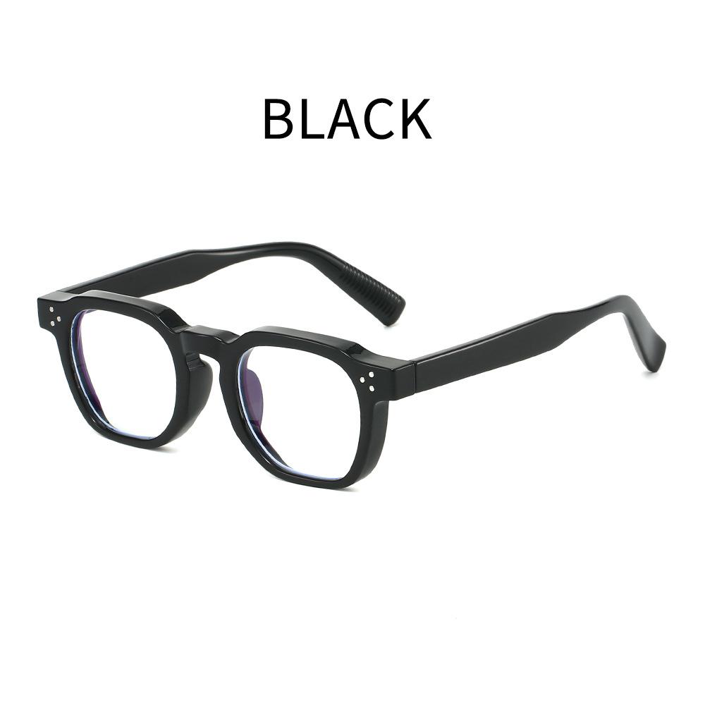 Fashionable Large Frame Presbyopia Glasses Retro Square Frame Senior Sense of Reading Glasses for Men and Women Diopter To +4.0