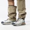 JAYSCE Unisex Cotton Convertible Cargo Pants Multi-Pocket Outdoor Hiking Trousers Detachable Shorts Elastic Waist