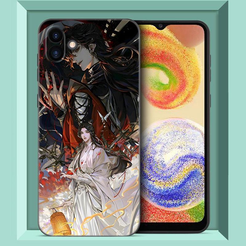 

Благословение Небесного Чиновника Черный Чехол для Телефона Для Samsung Galaxy A01 A03 Core A04 E A02 A05 A10 A20 A21 A30 A50 S A6 A8 Plus A7 Samsung A6 2018