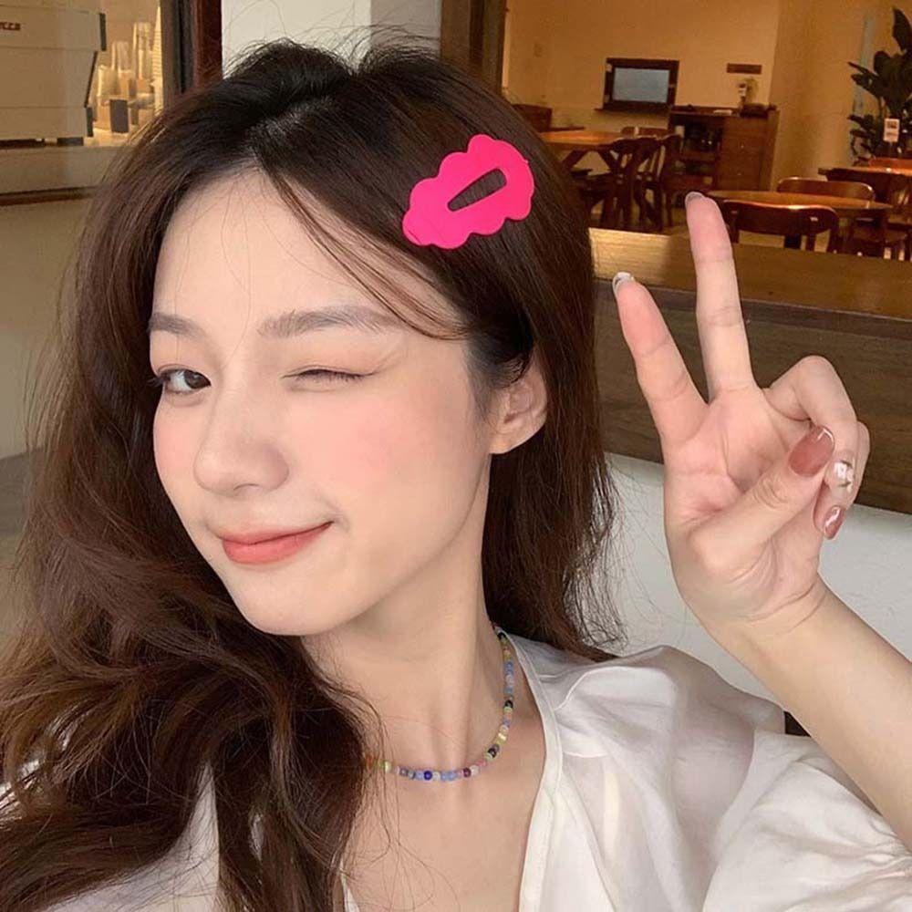 Girl Candy Color For Women Korean Style Hairpin Female Barrettes Wave Hair Clip Hair Accessories