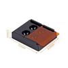 4 Holes Dental Shading Light Box Composite Resin Mixing Well Light-Proof Storage Hading Color Toning Case Dentist Material