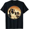 Exquisite Great Sphinx and Pyramids Design T-Shirt