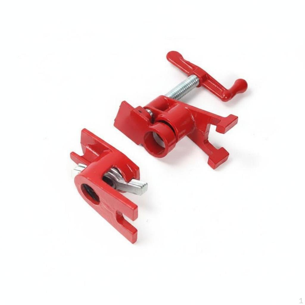 Wood Gluing Pipe Clamp Sturdy Construction Fixture HeavyDuty Panel Clamping Tool for
