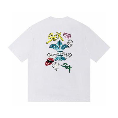 T22 Sommer 2026 Neu Hochwertige Baumwolle Rundhals Locker Große Größe Herren und Damen T-Shirt Partner T-Shirt