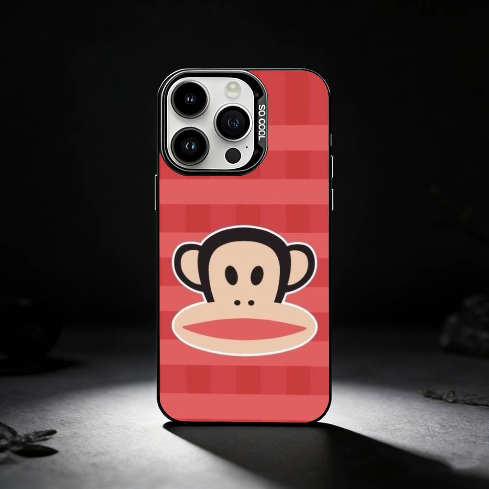 P-Paul F-Frank Phone Case For iPhone 17,16,15,14,13,12,11 Plus,Pro Max,XS,Colored Silver Phone Case