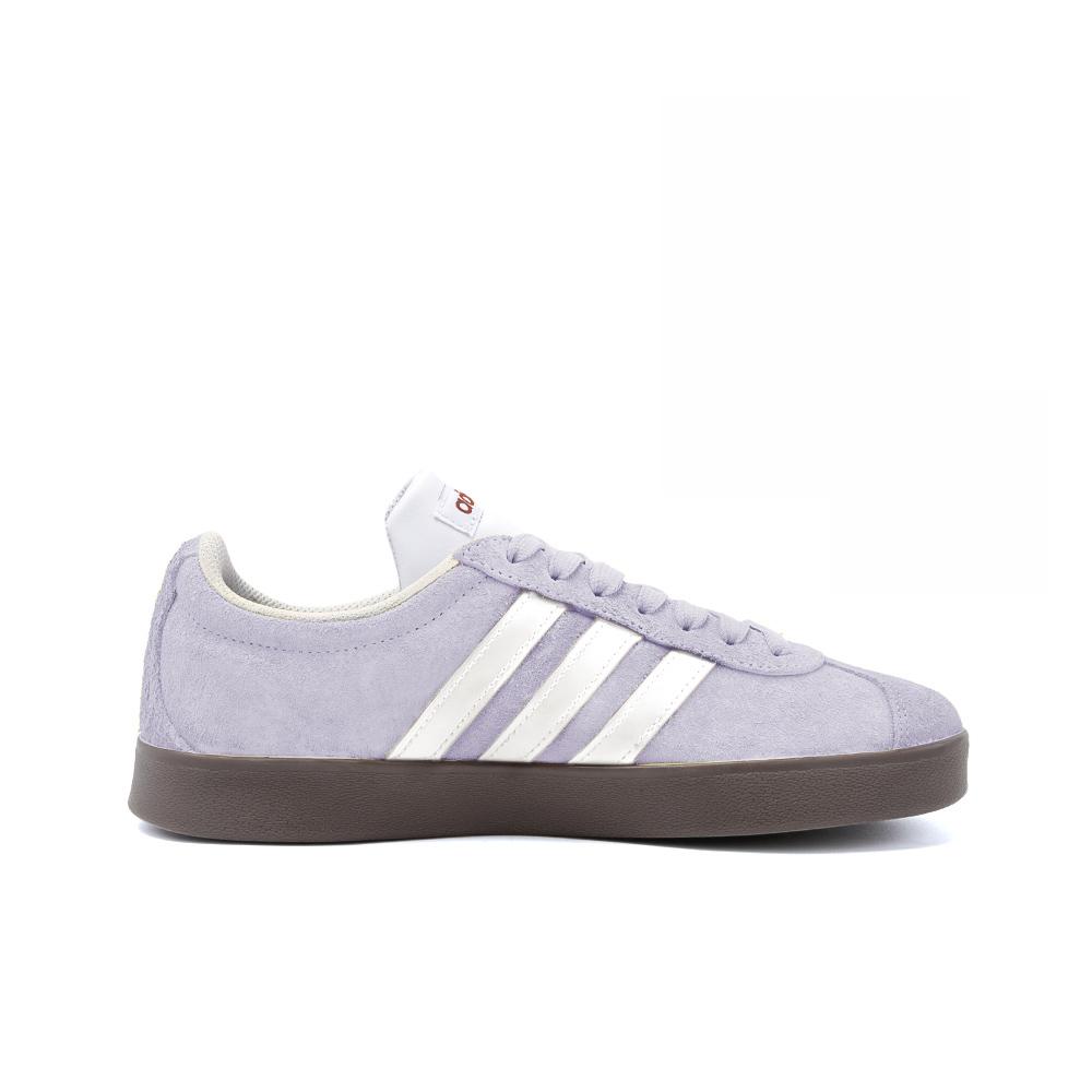 adidas Neo VL Court 2.0 Skateboard Shoes Unisex Low Top Purple HQ1802(Team354-)