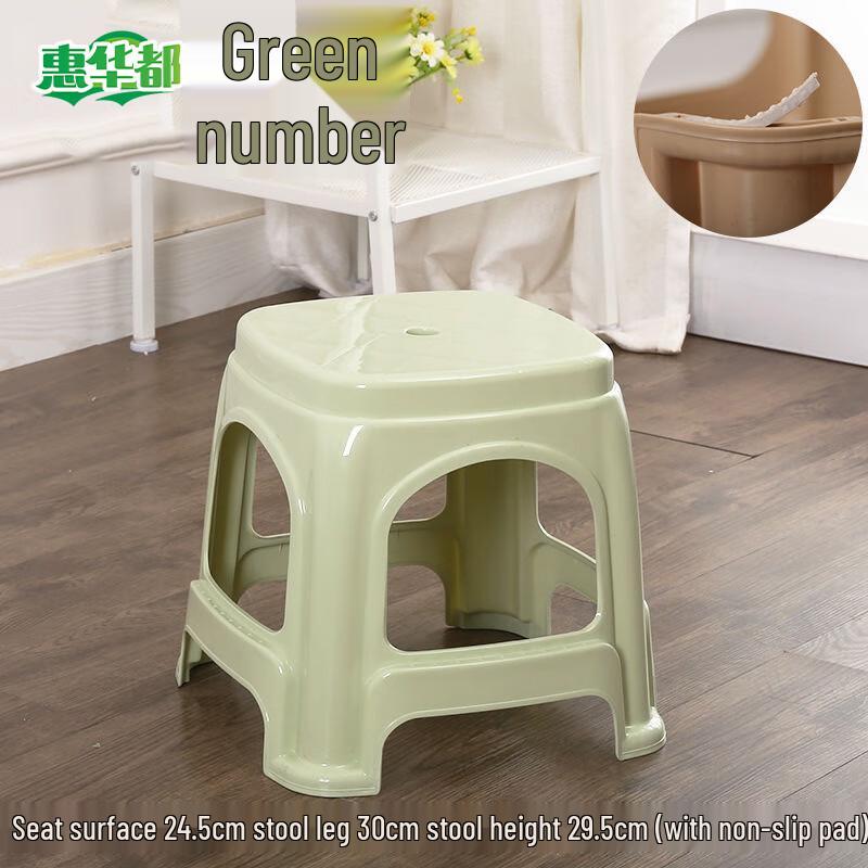 HUIHUADU Durable Non-Slip Plastic Stool
