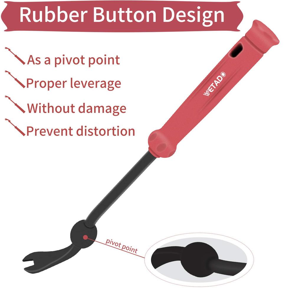 Wetado Interior Peel Off Interior Peel Off Set, Panel Removal, Clip Clamp Tool, Peel
