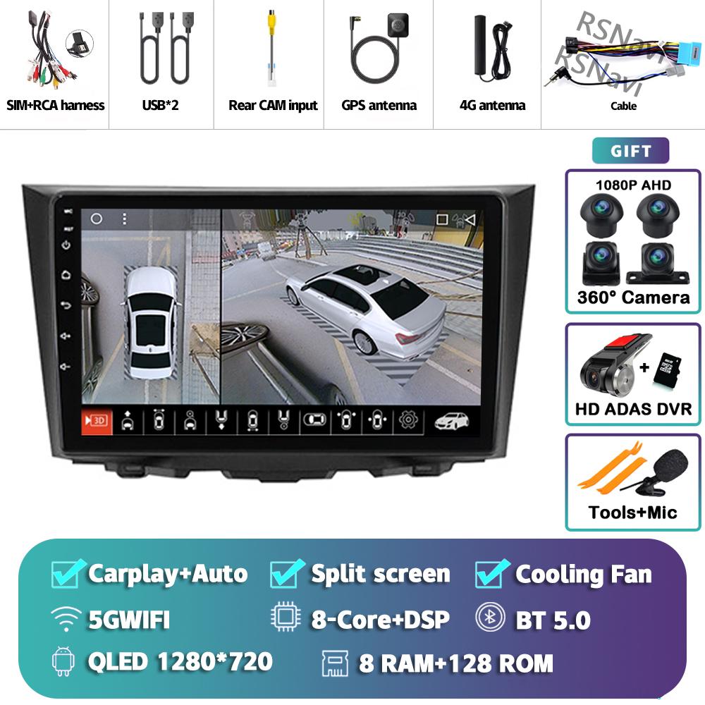 Android 14 Car Radio For Suzuki Kizashi 2009 - 2015 Player Multimedia GPS Navigation Stereo CarPlay Auto Video DVD AI Voice 2Din