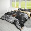 Football Themed Bedding Set Made Of Microfiber Material Football Stars 3-Piece Duvet Cover Set With Pillowcases For Ultimate