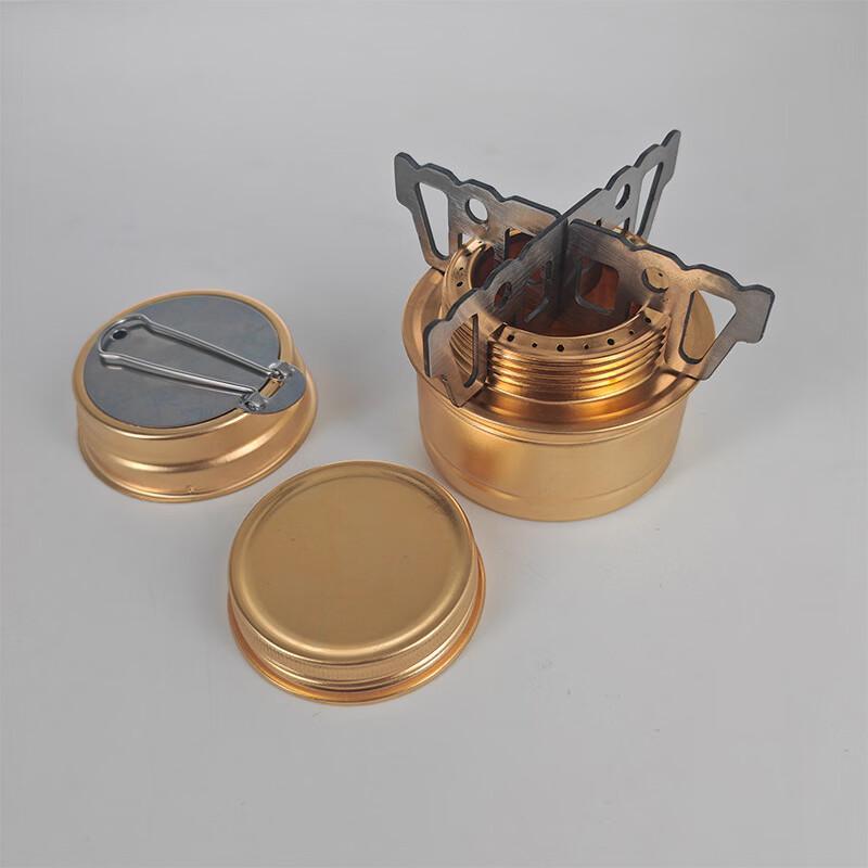 Oeny Outdoor Alcohol Stove Stand with Brass Burner