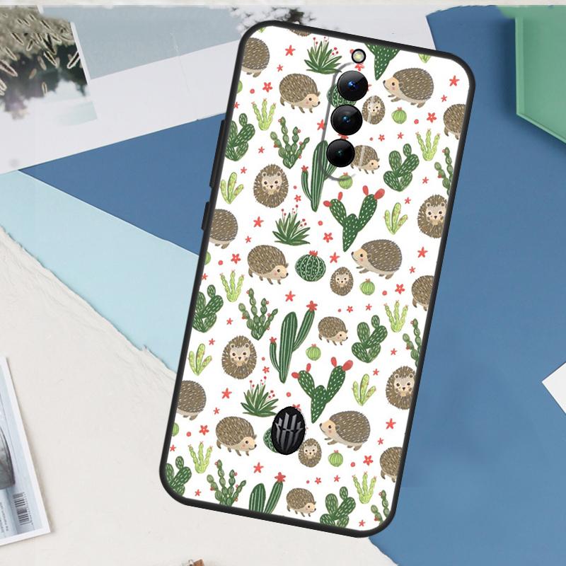 

Cute Hedgehog Case For ZTE Nubia Red Magic 11 10 9 8 8S 9S 10S Pro Plus 6 7 6S 7S Pro 5G 6R 10 Air Cover Red Magic 6R