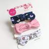 European & American Kids' Rabbit Ears Headband Set: 3-Piece Infant Bow Hair Accessories for Boys & Girls
