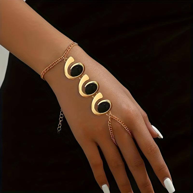 European-American Fashion Exaggerated Snail Bracelet Ring - Unique High-End Jewelry