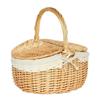 Basket Rattan Basket with Lid Storage Container for Spring