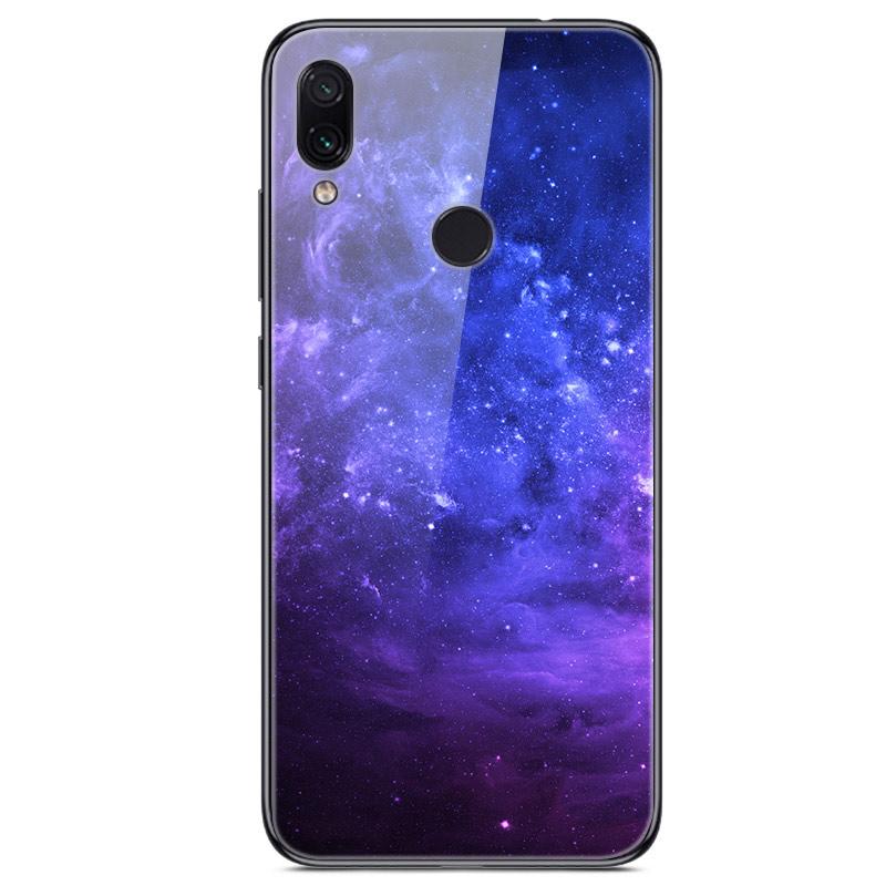 

For Xiaomi Redmi Note 7 Case Tempered Glass Hard Back Cover For Xiomi Redmi Note7 Phone Cases Soft Bumper On Redmi 7 7A Redmi7 Redmi Note 7