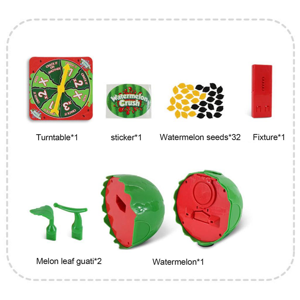 Kids Puzzle Toy Game Casual Get Together Parent-child Funny Table Games Educational Blasting Water Watermelon Crush Toys
