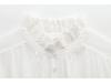 Women's 2025 Spring/Summer European & American Fashion Breathable Embroidered Single-Breasted Top Shirt