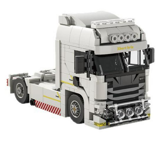 Brick Joy 66032 European Truck Model: Compatible with LEGO, DIY Educational Toy for Kids