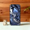 Metallic Pattern Phone Case For iPhone 17, 16,15,14,13,12,11 Plus,Pro Max, Others Soft Black Cover