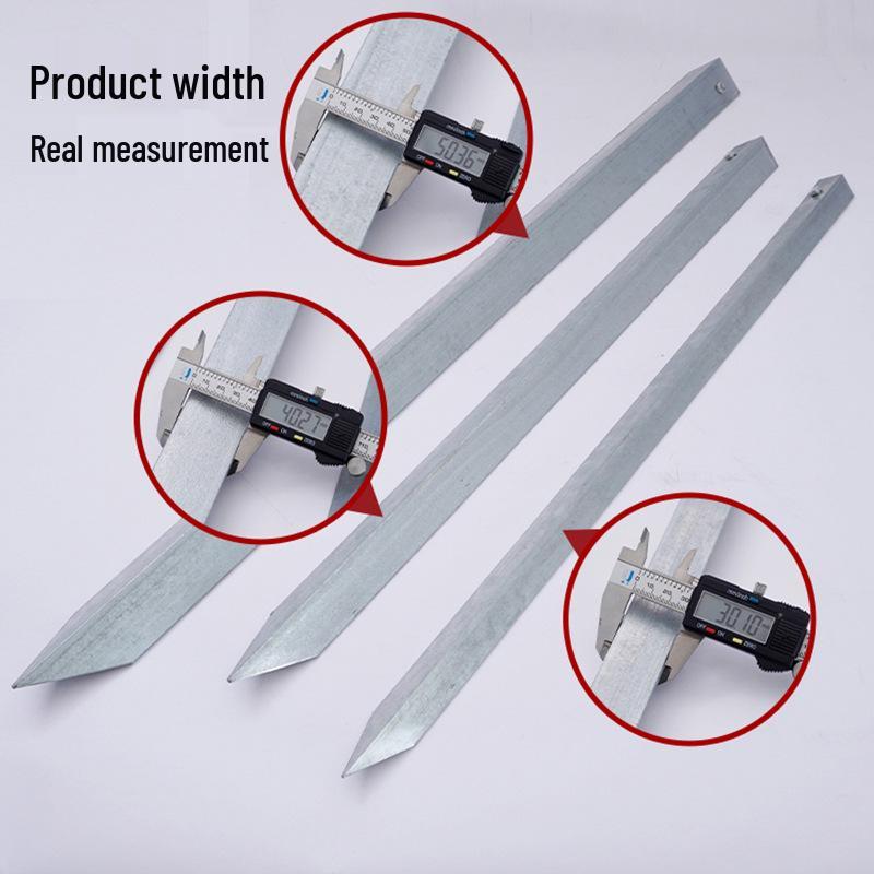 Angled Steel Grounding Pin with Lightning Protection and Security Lock