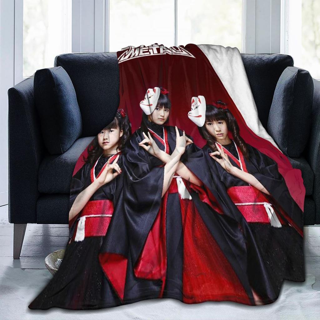 Babymetal Combination Blankets Fleece Throw Blanket Super Soft Throw Blankets for Home Bedroom Travel Throws Bedspread Quilt
