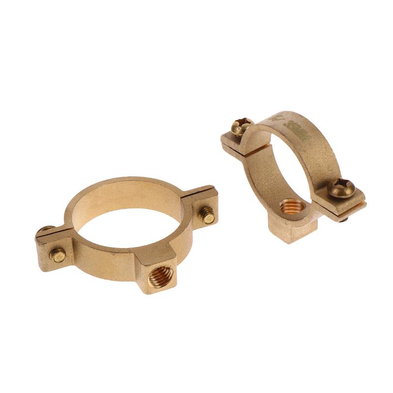 1 st 15/22/28/35/40 mm Passar Ytterdiameter Rör Mässing M10 Rörklämma Fäste Stöd Hängare Fast VVS Vattenbytesdelar