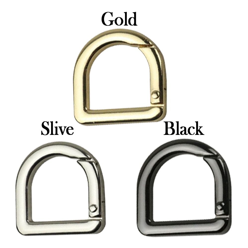 Runda tryckknappsfjäder O-ringspännen Karbinhake Plånböcker Handväskor Väskbältesspänne Snäpplås Klämma