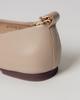 Ballet Flats with Chain Anna Lucci 19641 36 Beige Leather